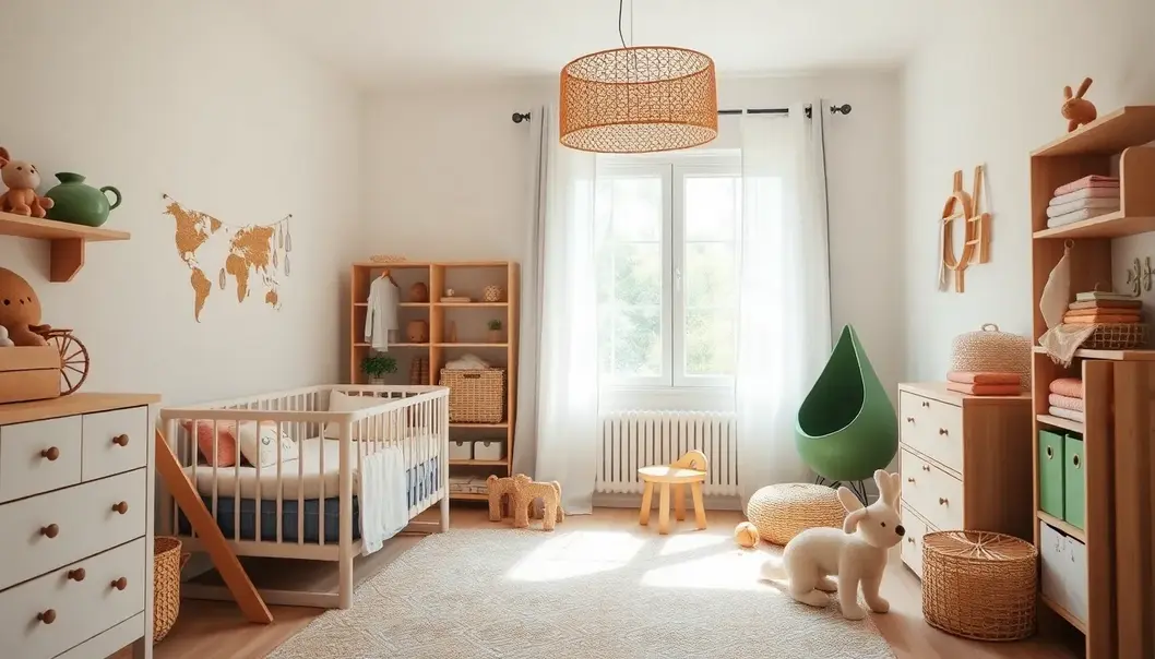 A family enjoying a zero-waste cooking session in a clutter-free kitchen.